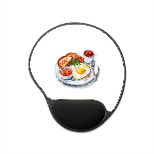 Food Lover Mouse Pad With Wrist Rest