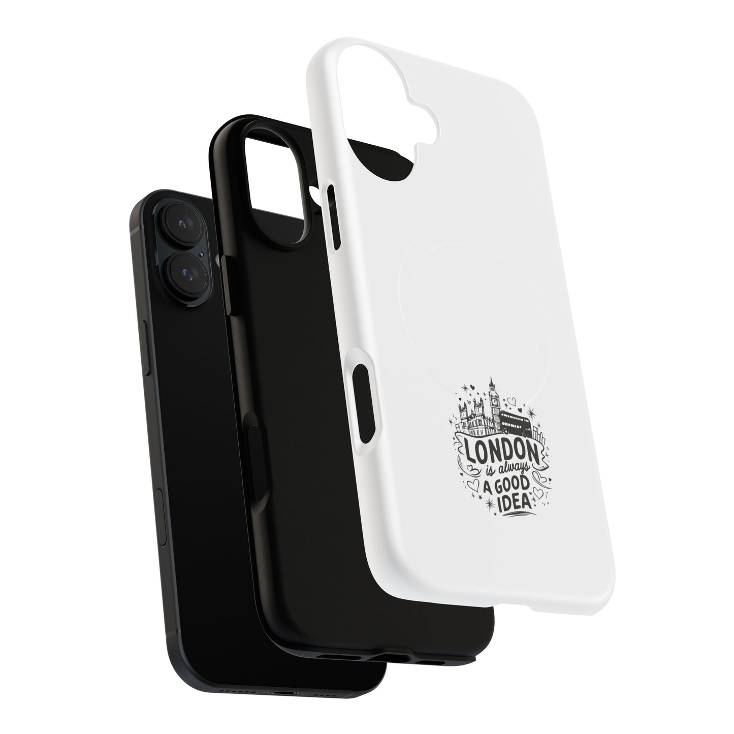 Tough Magnetic Phone Cases - London Is Always A Good Idea, Custom Phone Covers, Travel Gifts, Modern Phone Cases, Durable Cases, [...]