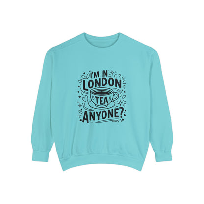 Unisex Garment-Dyed Sweatshirt Durable - London's Tea