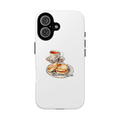 Elegant Tea & Cookies Phone Case - Tough Cases for Tea Lovers