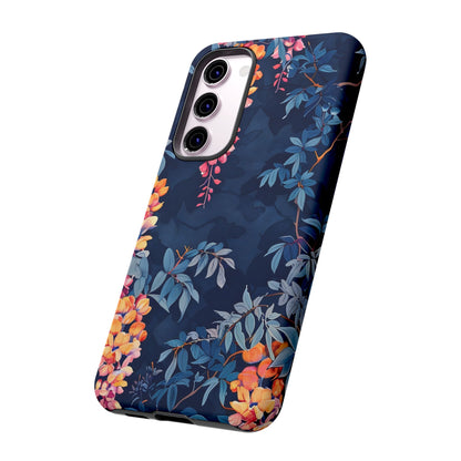 Floral iPhone Case, Tough Phone Cover, Gift for Her, Nature Lover Accessory, Spring Decor, Unique Floral Design