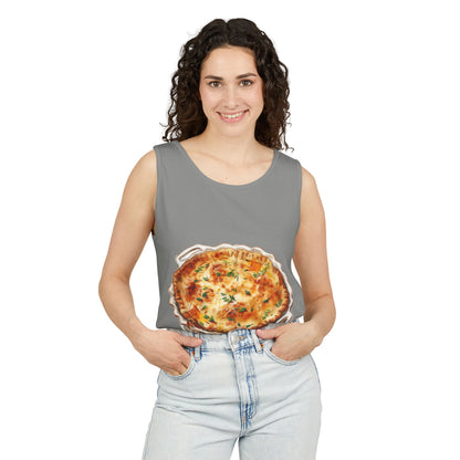 Unisex Garment-Dyed Tank Top - Kitchen Wall Art with Food Illustration