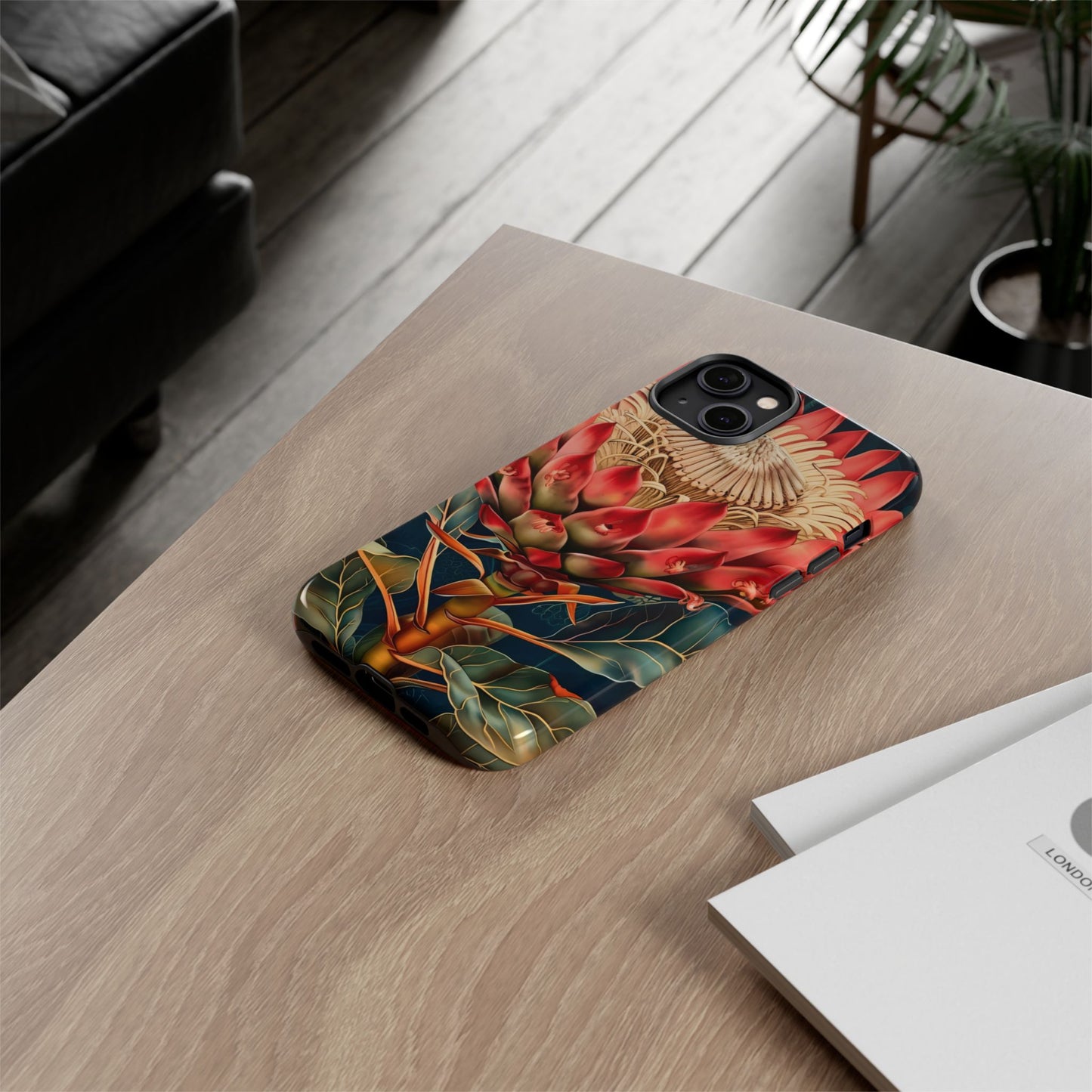 Tough Cases: Vibrant Floral Phone Case, Tough Phone Covers, Floral Art Cases, Nature Design Accessories, Gift for Nature Lovers