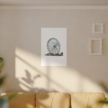London Eye Canvas Print, Wall Art Decor, Travel Gift, Home Decoration, Unique Art Piece