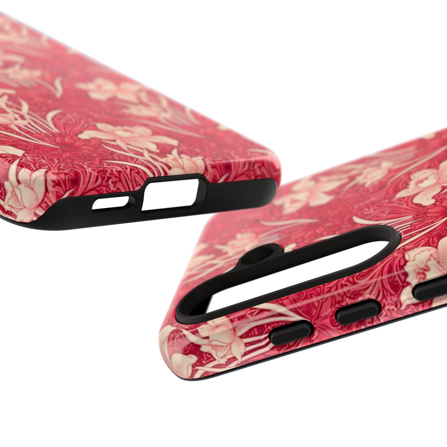 Floral Tough Phone Case - Durable, Stylish Accessory, Perfect Gift for Her, Floral Pattern, Customizable, Ideal for Daily Use