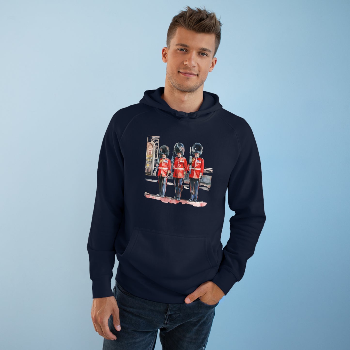 Unisex Hoodie - British Soldier Military Elegance and Honorable