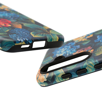 Floral Phone Case, Stylish Tough Case for Gardener Gift, Flower Lover Accessory, Pretty Floral Design, Protective Case
