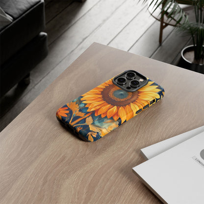 Sunflower Phone Case - Floral Design for Nature Lovers, Cute Spring Accessory, Gift for Her, Eco-Friendly Cover