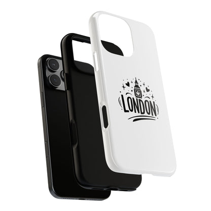 Stylish Phone Case for London Lovers, London Gift, Travel Accessory, Unique Smartphone Case, Cityscape Phone Cover