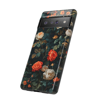 Floral Phone Case | Tough Cases with Elegant Design | Gift for Her, Mother's Day, Birthdays, Personalized, Trendy Tech Accessories