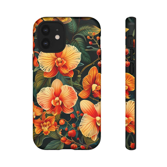 Floral Phone Case - Tough Cases, Protective Cover, Gift for Her, Smartphone Accessory, Floral Design, Nature-Inspired
