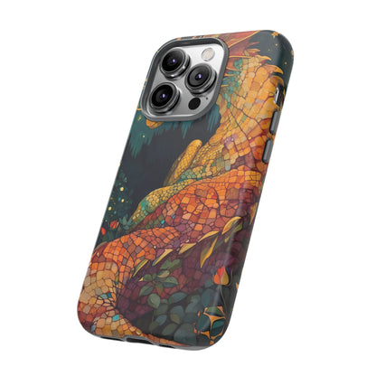 Dragon Art Phone Case, Tough Phone Cover, Fantasy Gift, Unique Mobile Accessory, Dragon Lover Gift, Stylish Protection
