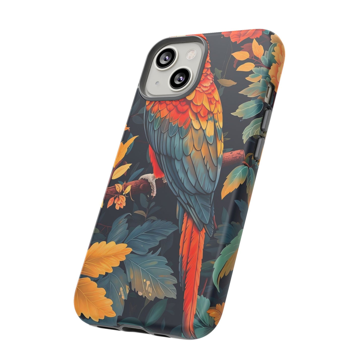 Vibrant Parrot Phone Case - Tough, Stylish, Nature-Inspired, Tropical, Wildlife, Perfect Gift, Summer Vibes
