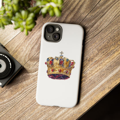 Royal Crown Phone Case | Tough Phone Cases, Stylish Accessories, Gift for Her, Birthday Present, Royalty Vibe
