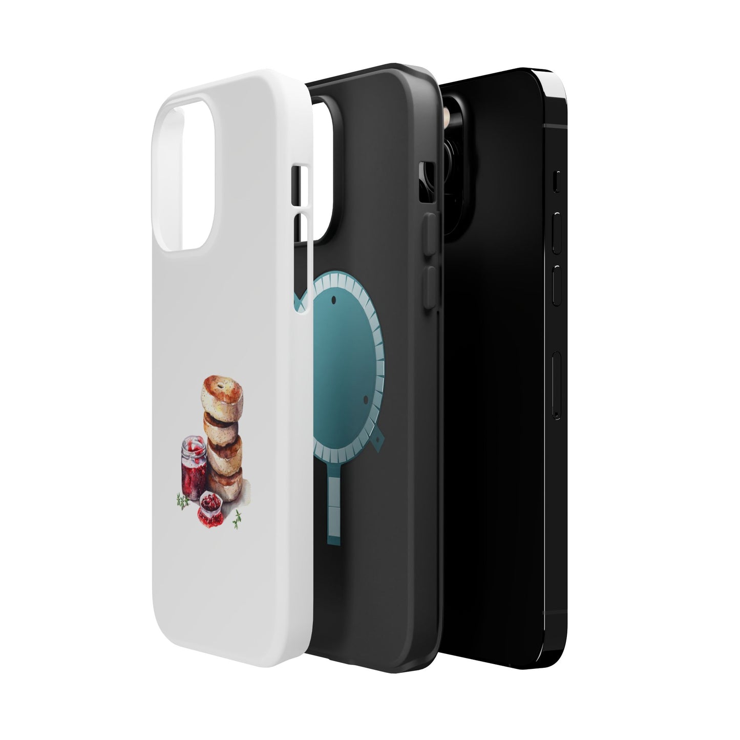 Artistic Phone Cases, Personalized Cases for Food Lovers, Stylish Magnetic Tough Cases, Unique Gift for Foodies, Trendy Accessories