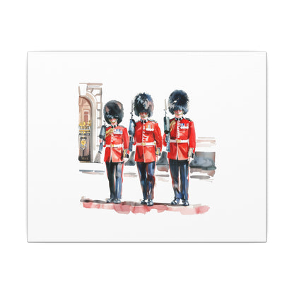 Royal Guards Canvas Print, British Wall Art, Home Decor, Unique Gift, London Culture