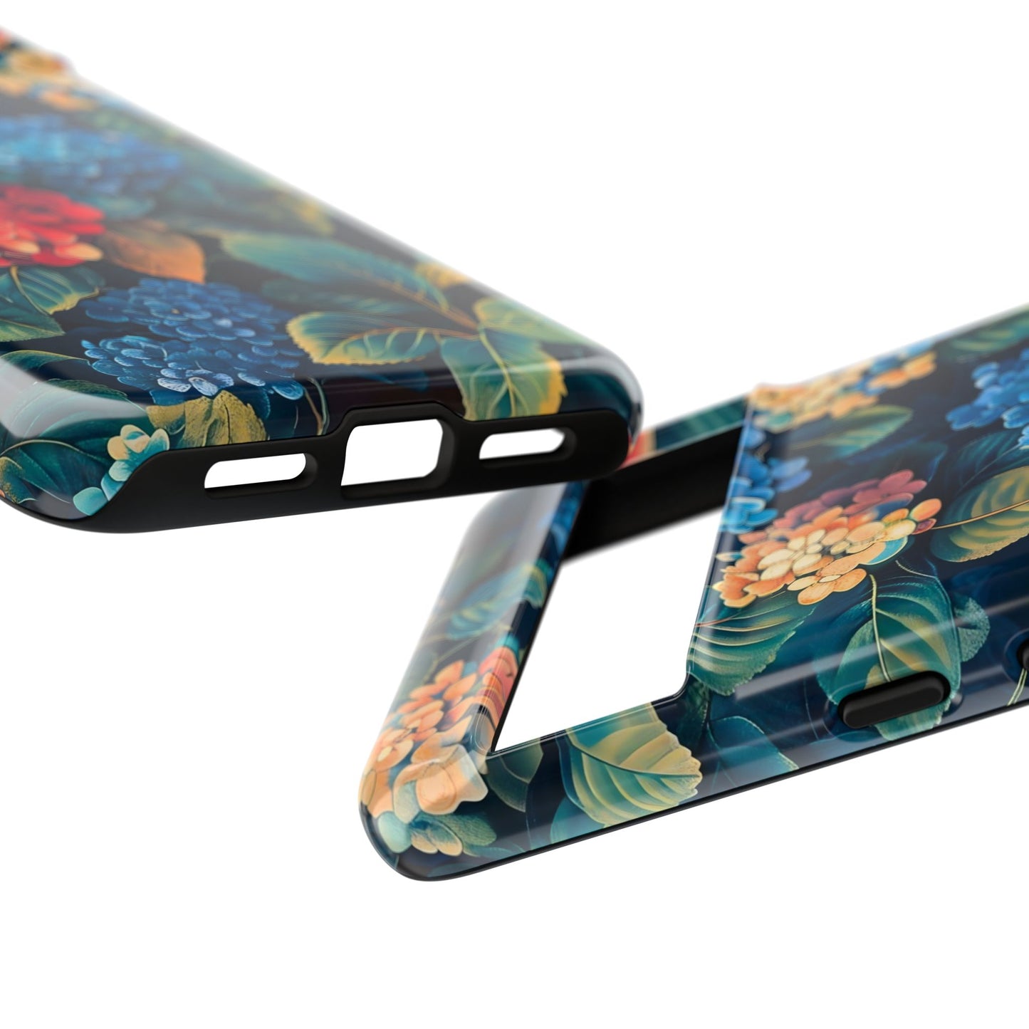 Floral Phone Case, Stylish Tough Case for Gardener Gift, Flower Lover Accessory, Pretty Floral Design, Protective Case