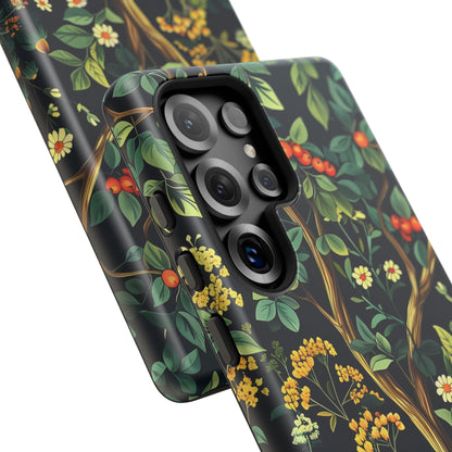 Floral iPhone Case, Nature Inspired Tough Case, Botanical Phone Cover, Eco-Friendly Gift, Unique Floral Design