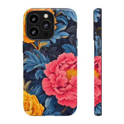 Floral Phone Case, Tough Cases, Stylish Mobile Cover, Gifts for Her, Phone Accessories, Unique Flower Design