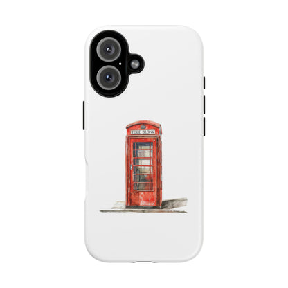 London Phone Booth Tough Case for Smartphones - Stylish Protection with a Unique Design