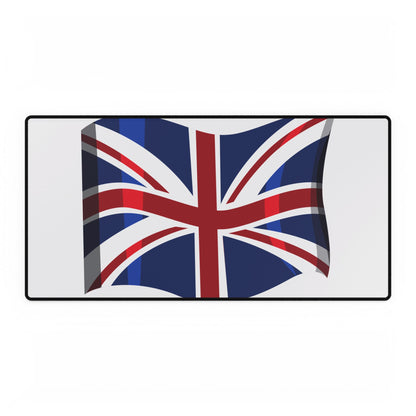 UK Flag Desk Mat - Ergonomic Office Desk Accessory, Gift for Students, Home Office Decor, Desk Protector, Work-from-Home Essential