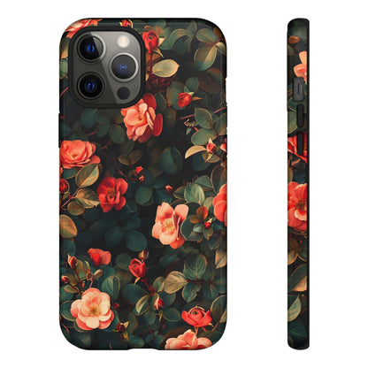 Floral Phone Case - Elegant Floral Design, Tough Protective Case, Perfect Gift for Her, Trendy Phone Accessories, Mother’s Day, Birthday