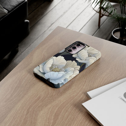 Floral Phone Case, Tough Cases for Women, Stylish Phone Cover, Floral Design Phone Protector, Nature Inspired Tech Accessories