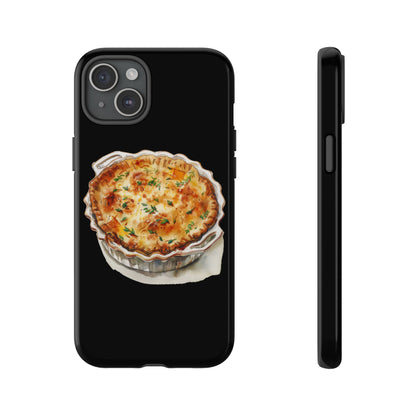 Quiche Phone Case - Funky Kitchen Decor, Foodie Gift, Chef Accessories, Culinary Art, Quirky Phone Cover