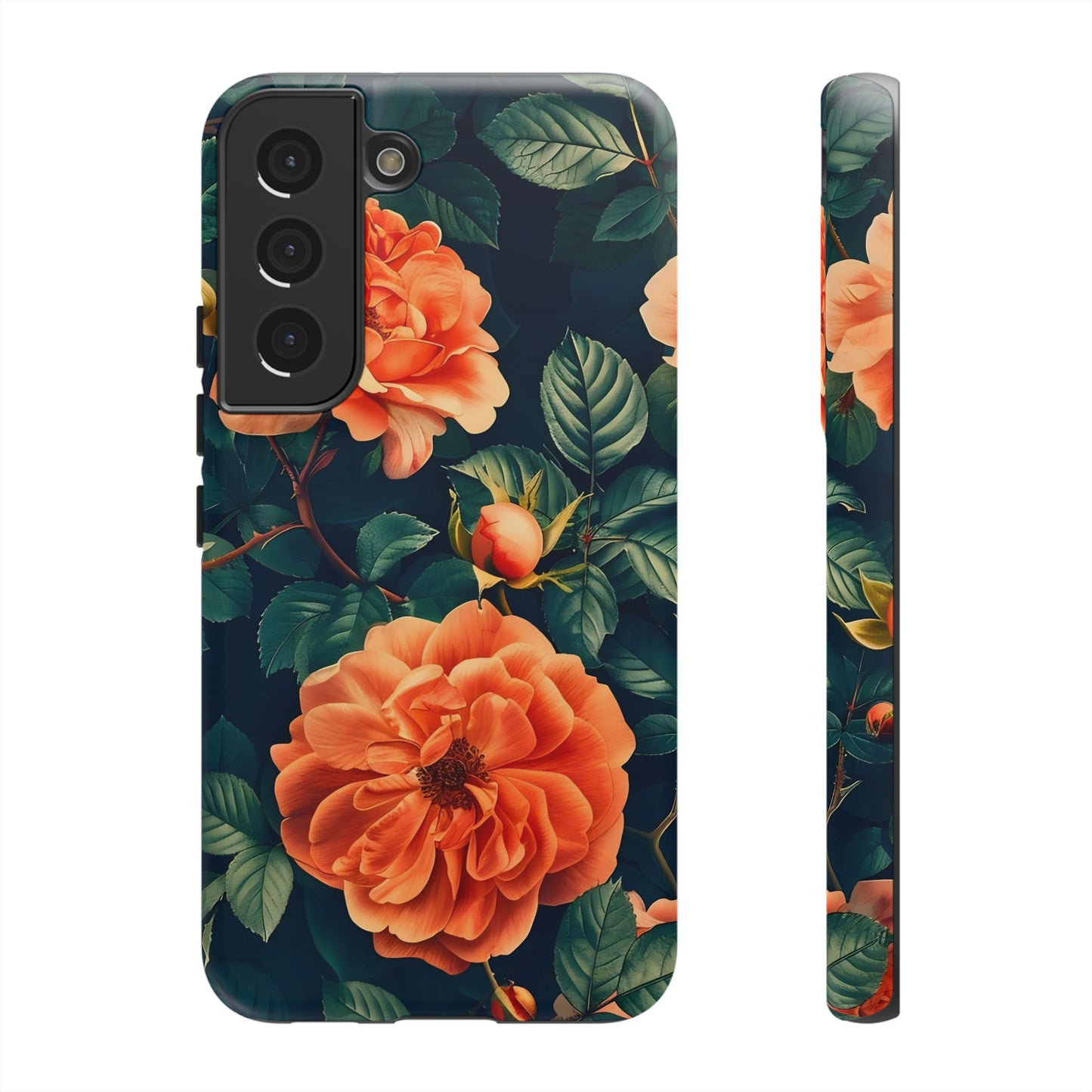 Floral Phone Case, Tough Cases for Nature Lovers, Botanical Design, Phone Protection, Gift for Her, Trending Floral Accessories