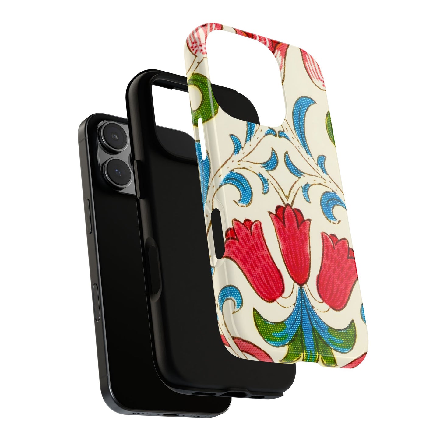 Floral Phone Case - Tough Cases | Stylish Protection, Gift for Her, Boho Phone Cover, Spring Accessory, Cute Tech