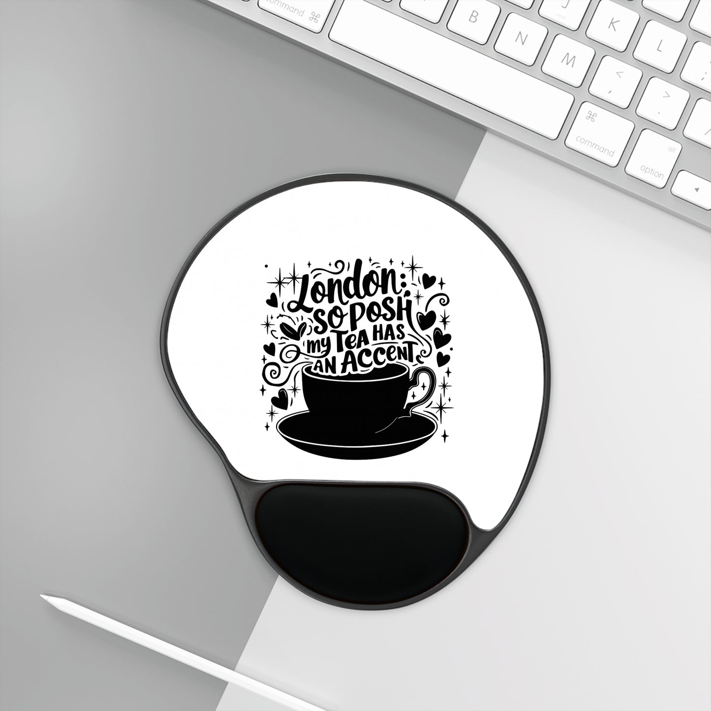 London So Posh Mouse Pad With Wrist Rest