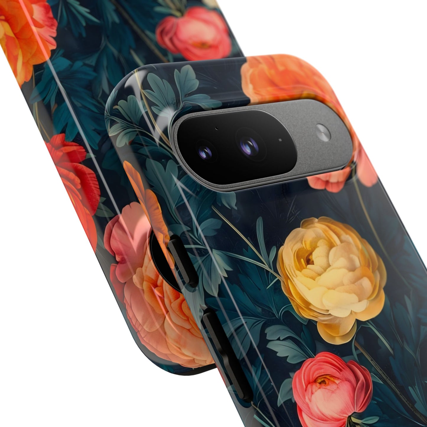 Floral Phone Case - Tough Cases, Stylish Protection, Gift for Flower Lovers, Customizable Cover, Floral Design Mobile Accessory