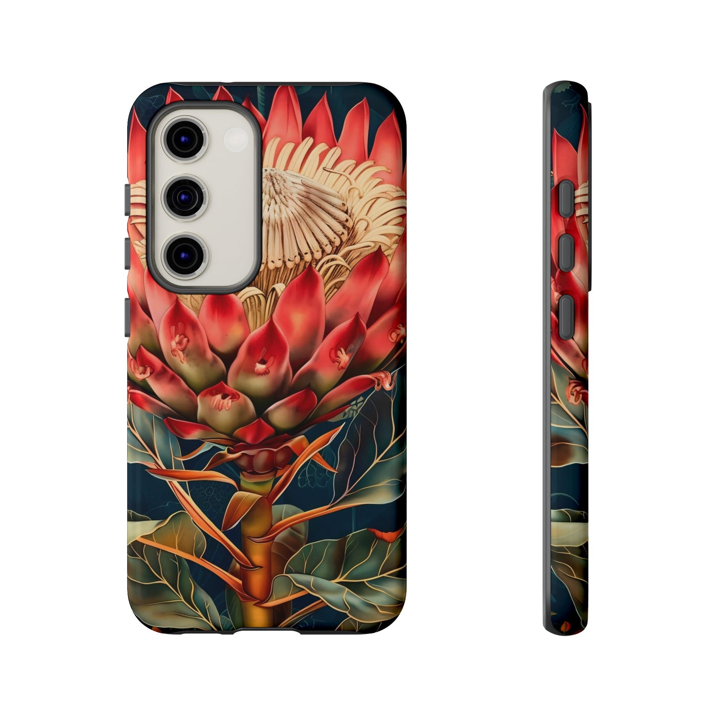 Tough Cases: Vibrant Floral Phone Case, Tough Phone Covers, Floral Art Cases, Nature Design Accessories, Gift for Nature Lovers