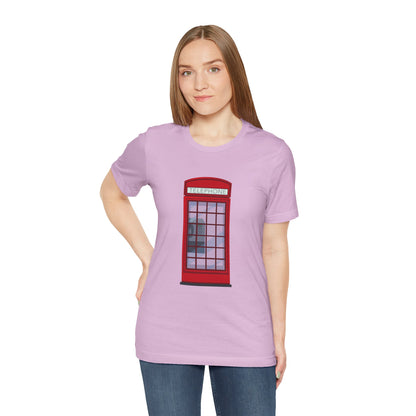 Unisex Jersey Short Sleeve Tee - British Public Telephone