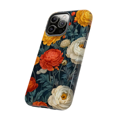 Floral Tough Case for Phones | Durable Floral Phone Cover, Boho Chic, Unique Gift for Her, Phone Protection, Flower Design