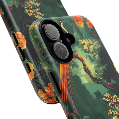 Tropical Phone Case - Colorful Floral Design, Phone Cover for Nature Lovers, Gift for Friends, iPhone & Android Compatible, Boho Style
