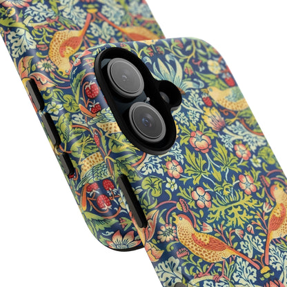 Floral Phone Case | Tough Cases, Stylish Protection, Unique Gift, Eco-Friendly, Floral Pattern, Bird Design