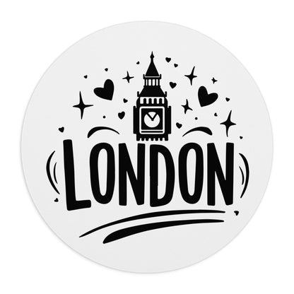 London Mouse Pad, Stylish Desk Accessory for Home or Office, Perfect Gift for London Lovers, Travel Decor, Unique Computer Mousepad