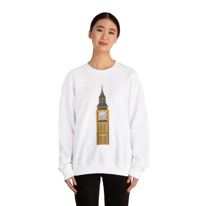 Unisex Heavy Blend™ Crewneck Sweatshirt - Tick Tock London - The Majestic Big Ben