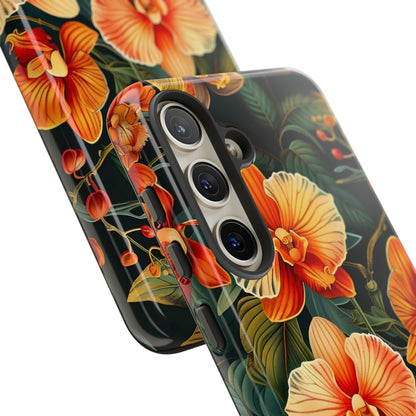 Floral Phone Case - Tough Cases, Protective Cover, Gift for Her, Smartphone Accessory, Floral Design, Nature-Inspired