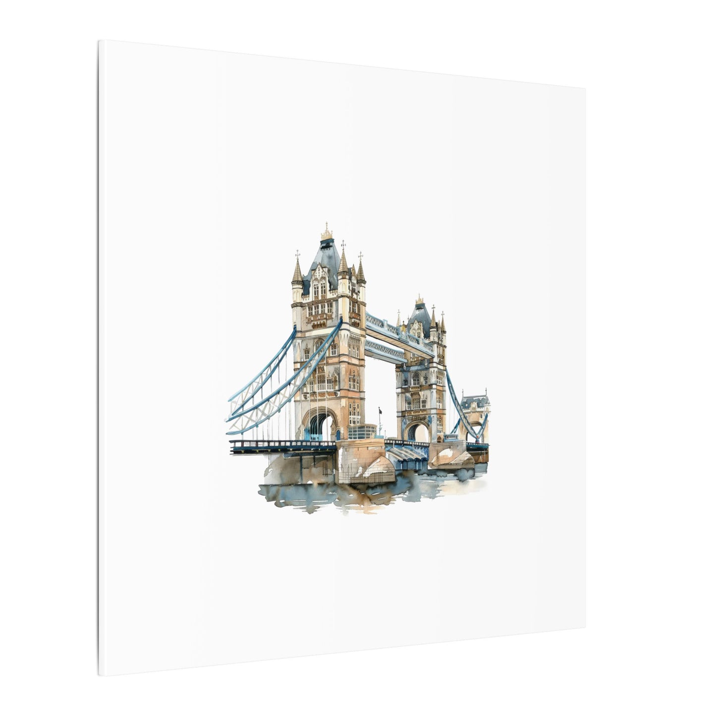 London Bridge Matte Canvas Wall Art, Elegant Home Decor, Unique Gift for Art Lovers, Travel Enthusiast Wall Decor, Modern Aesthetic