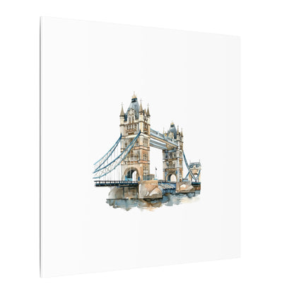 London Bridge Matte Canvas Wall Art, Elegant Home Decor, Unique Gift for Art Lovers, Travel Enthusiast Wall Decor, Modern Aesthetic
