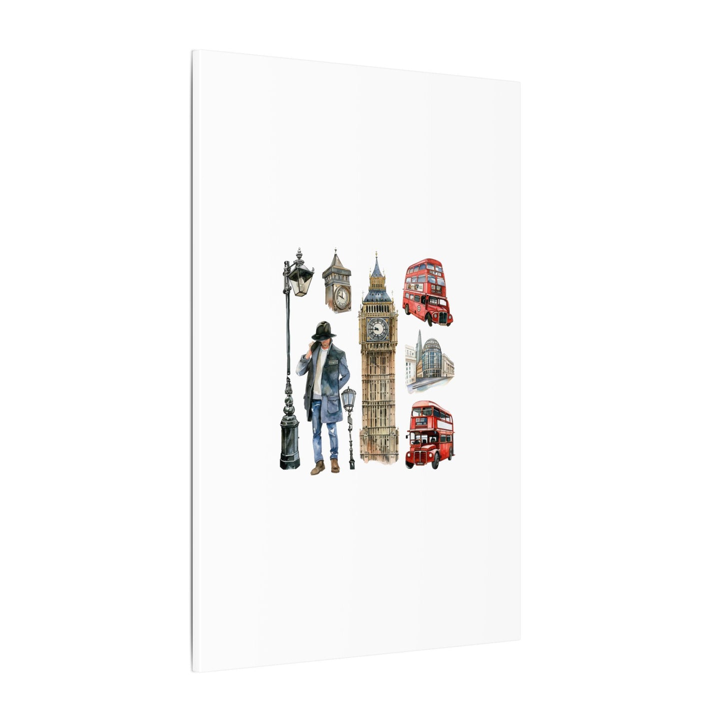 Canvas Art Print, London Skyline, Home Decor, Wall Art, Gift Idea, Travel Memories, Modern Wall Art