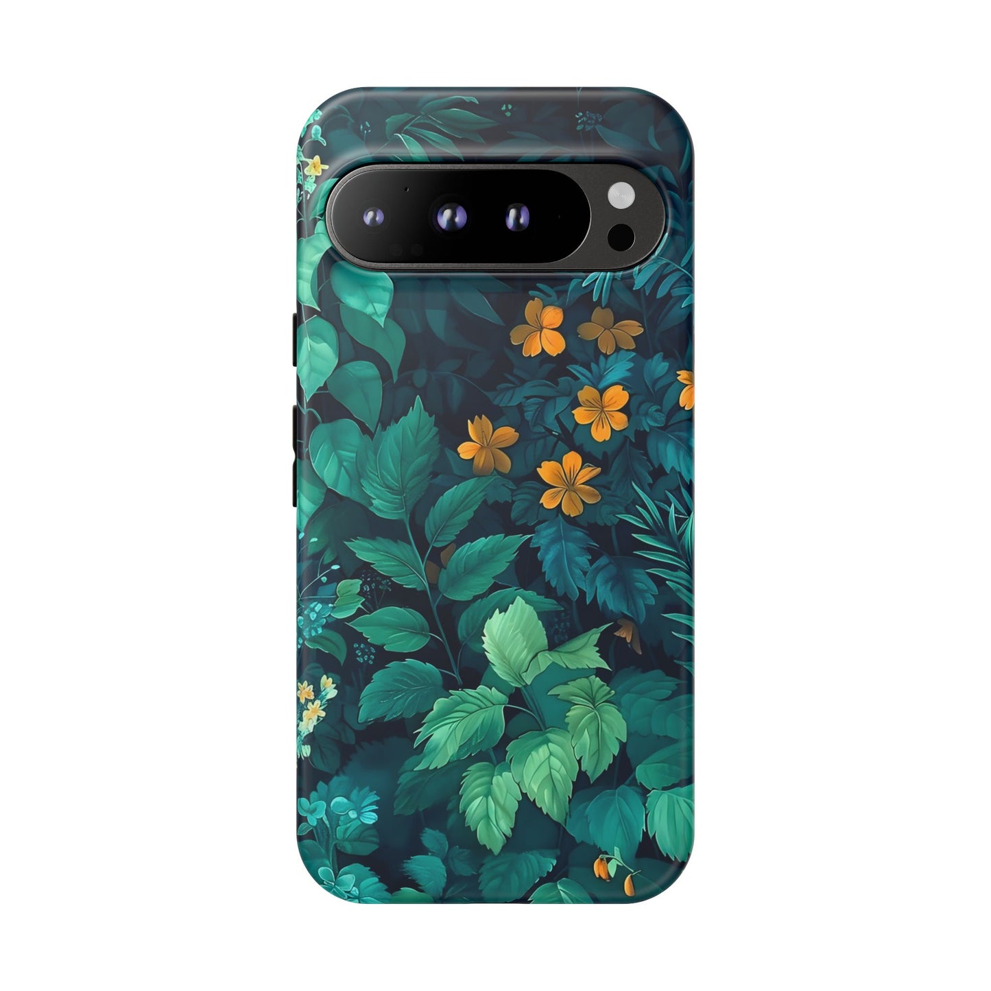 Tough Floral Phone Case, Floral Phone Cover, Nature-Inspired Phone Protector, Greenery Mobile Case, Eco-Friendly Gift Ideas