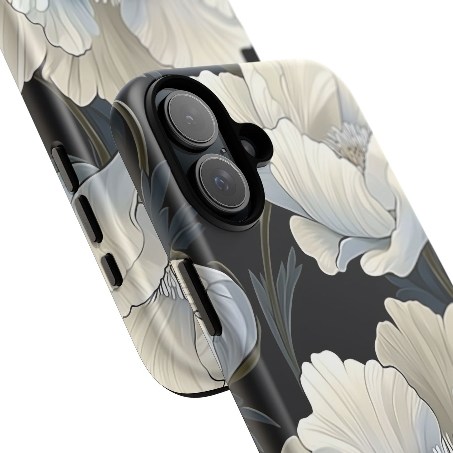 Floral Phone Case, Tough Cases for Women, Stylish Phone Cover, Floral Design Phone Protector, Nature Inspired Tech Accessories