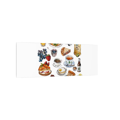 Breakfast Feast Canvas Print, Food Art, Kitchen Decor, Gifting for Food Lovers, Brunch Vibes, Wall Art