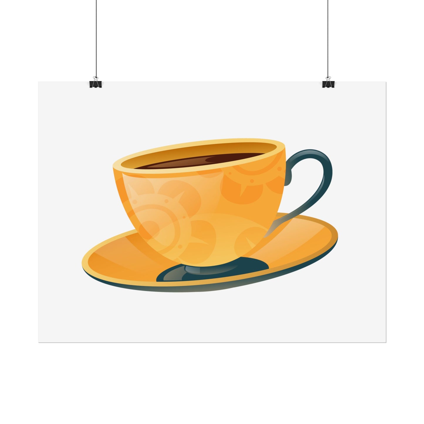 Coffee Lovers Rolled Posters, Cute Coffee Art, Kitchen Decor, Coffee Shop Print, Gift for Coffee Enthusiasts