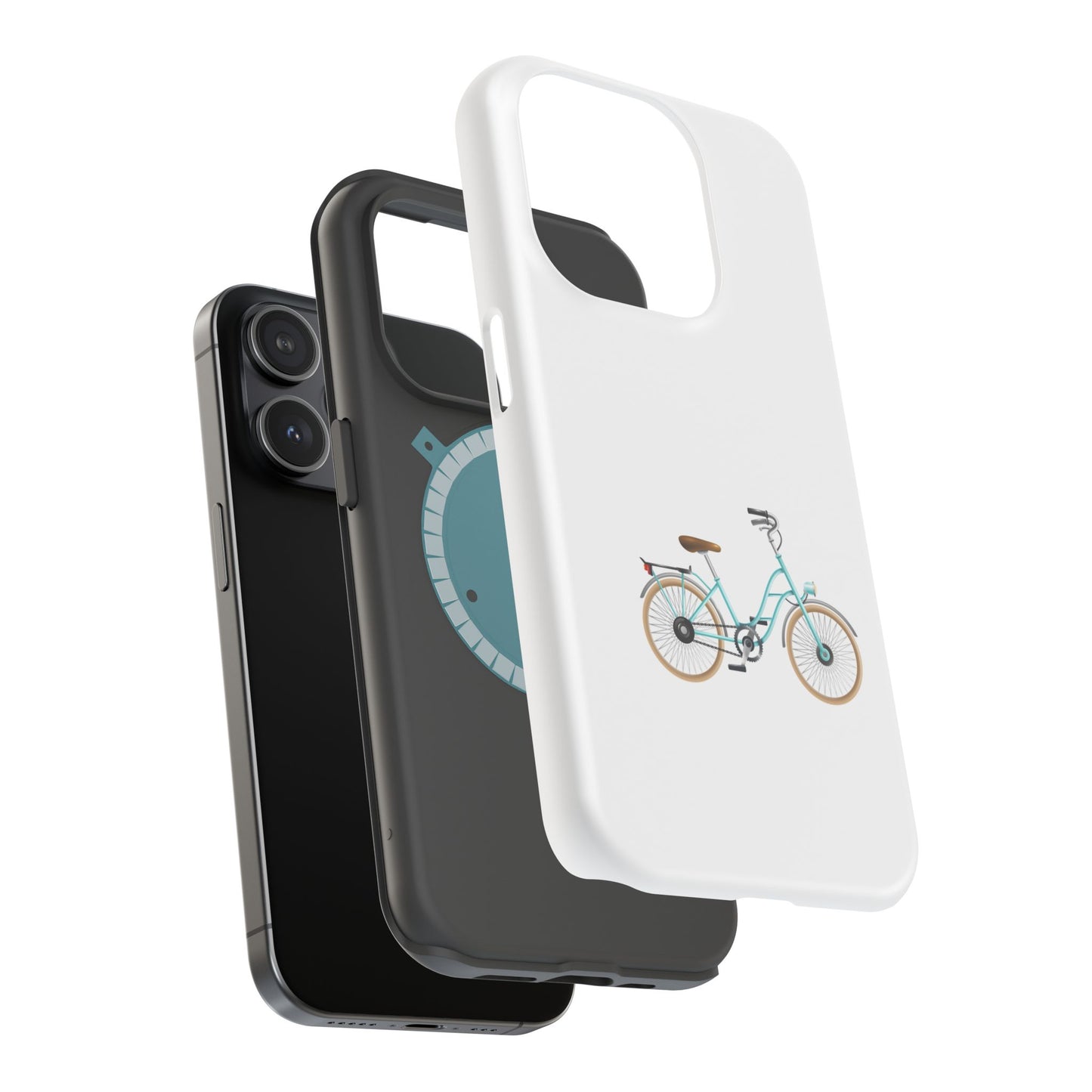 Charming Bicycle Magnetic Tough Case, Fun Phone Cover, Bike Lover Gift, Unique Mobile Accessory, Perfect for Fall and Spring Adventures