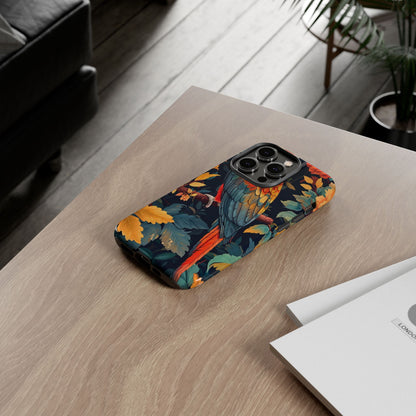 Vibrant Parrot Phone Case - Tough, Stylish, Nature-Inspired, Tropical, Wildlife, Perfect Gift, Summer Vibes