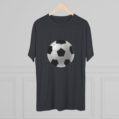 Dynamic Football Design - Sports Passion and Energy Unisex Tri-Blend Crew Tee